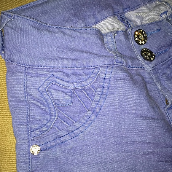 Butt Lifting Blue Purplish Jeans - Picture 5 of 5